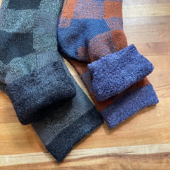 Cozy cabin men’s crew socks set of 2 size large (8-12.5) - Picture 6 of 6